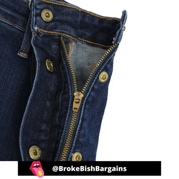 FRAME Antibes Mid-Rise Side-Button Shorts 25 - Picture 3 of 5